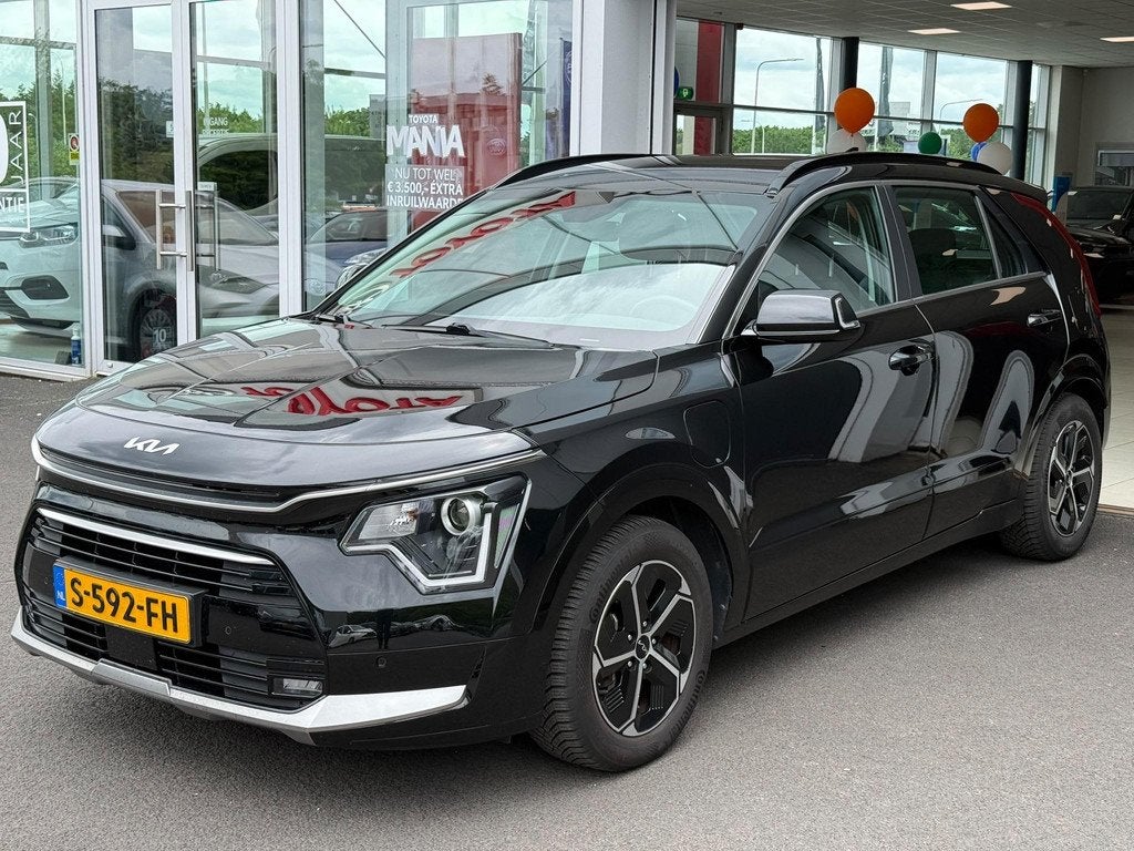 Kia Niro 1.6 GDi PHEV DynamicLine | Trekhaak | Keyless entry, Auto's, Kia, Gebruikt, Euro 6, Automatische klimaatregeling, Leder en Stof