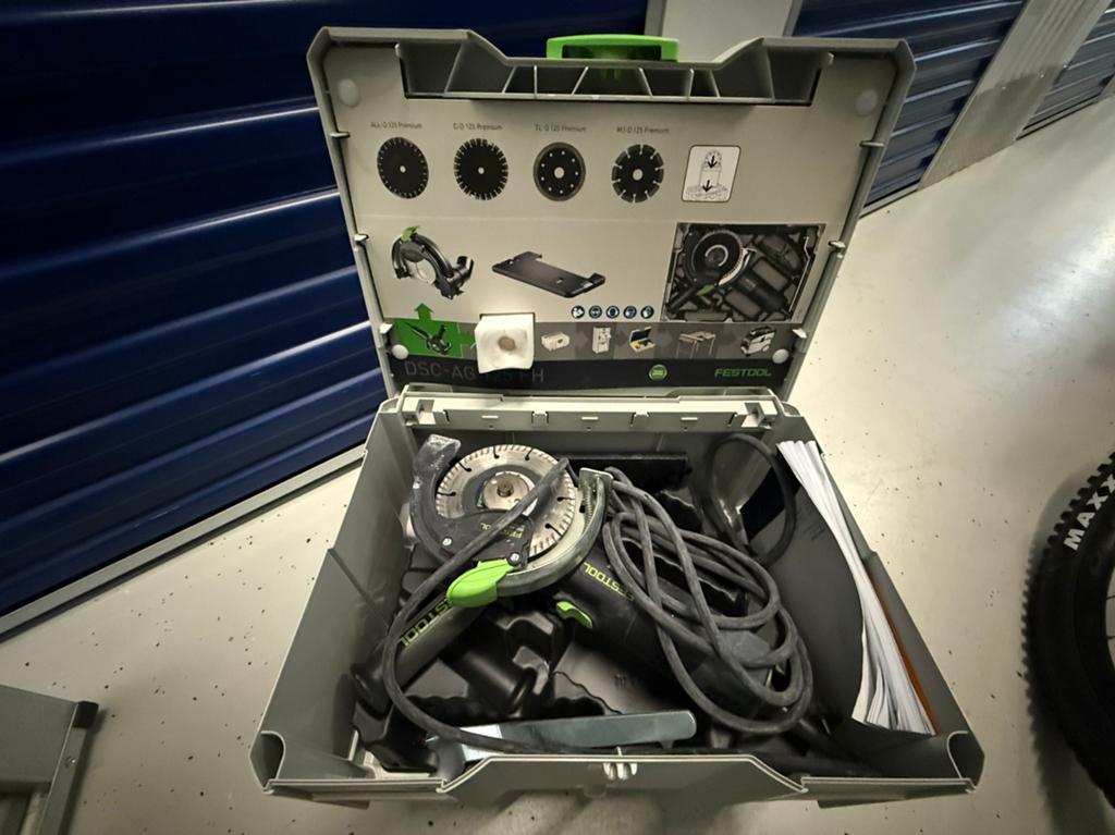 Festool DSG-AG 125 FH, Ophalen of Verzenden, Zo goed als nieuw, Boor- en Schroefmachine