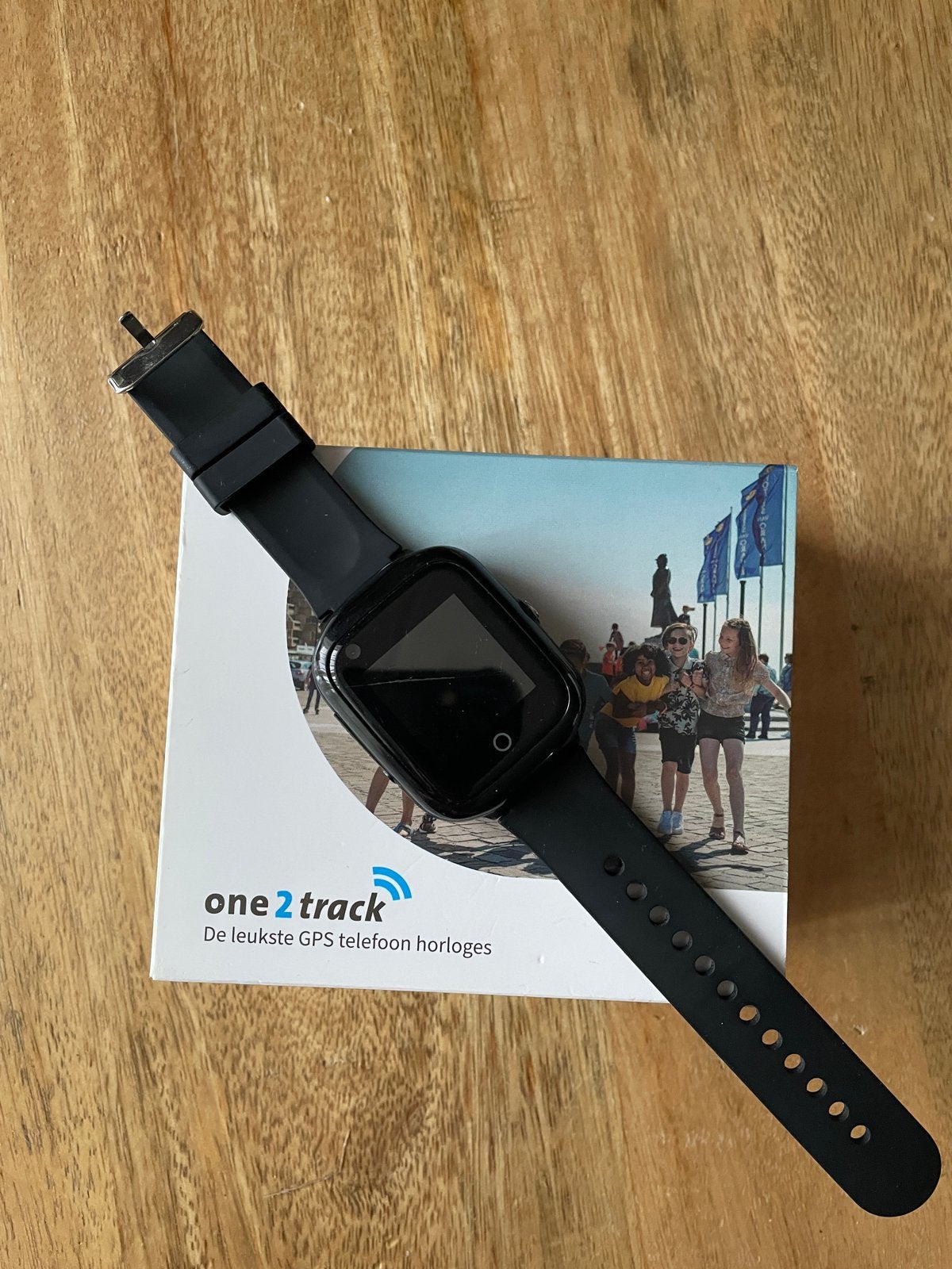 One2Track Neo GPS telefoon horloge - Zwart, Gebruikt, Zwart, Ophalen of Verzenden, GPS