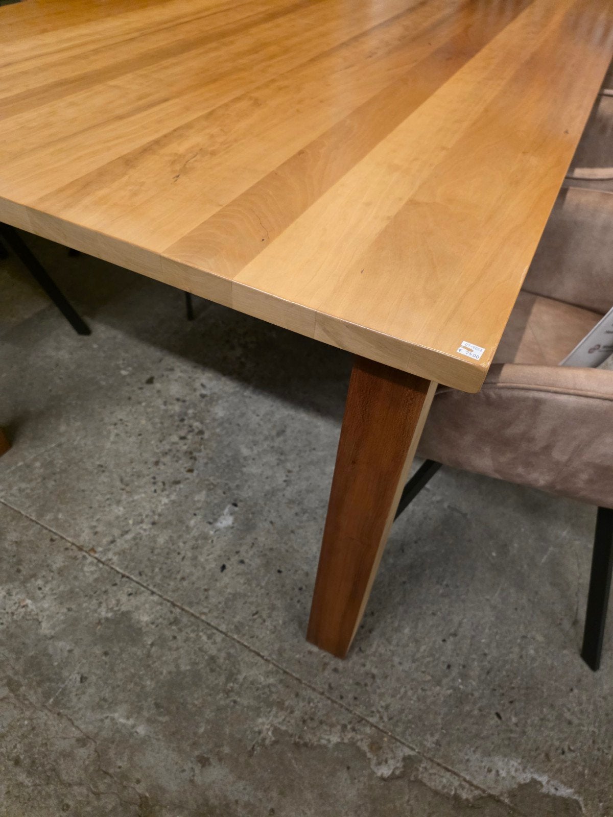 Eettafel lengte 200cm breedte 100cm hoogte 75cm, Ophalen, ., 50 tot 100 cm, M