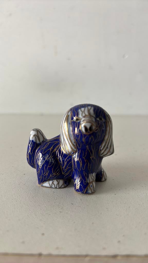 Cloisonne hondje, Ophalen of Verzenden