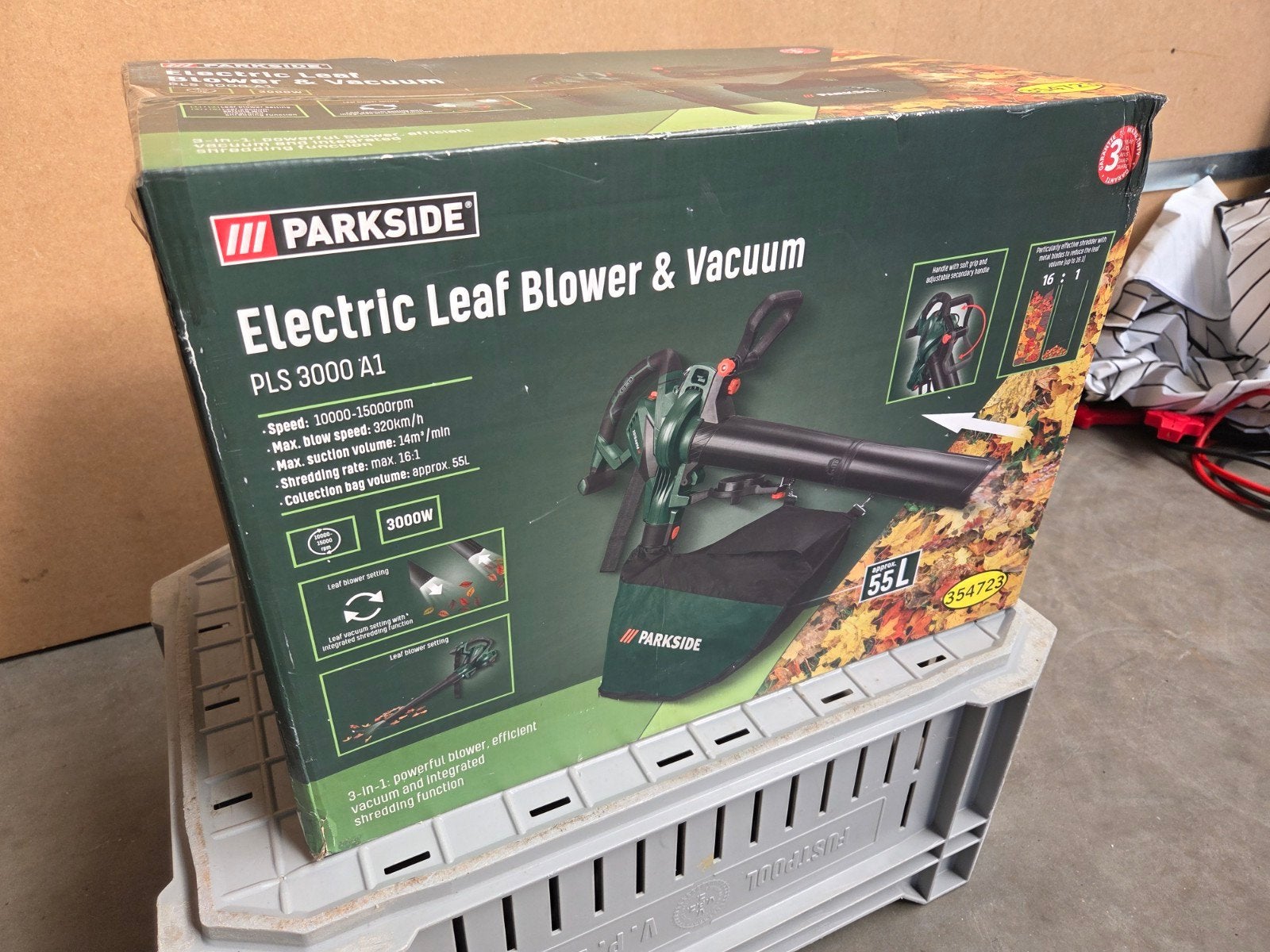 Parkside elektrische bladblazer NIEUW in doos, Parkside, Parkside, Nieuw, Parkside
