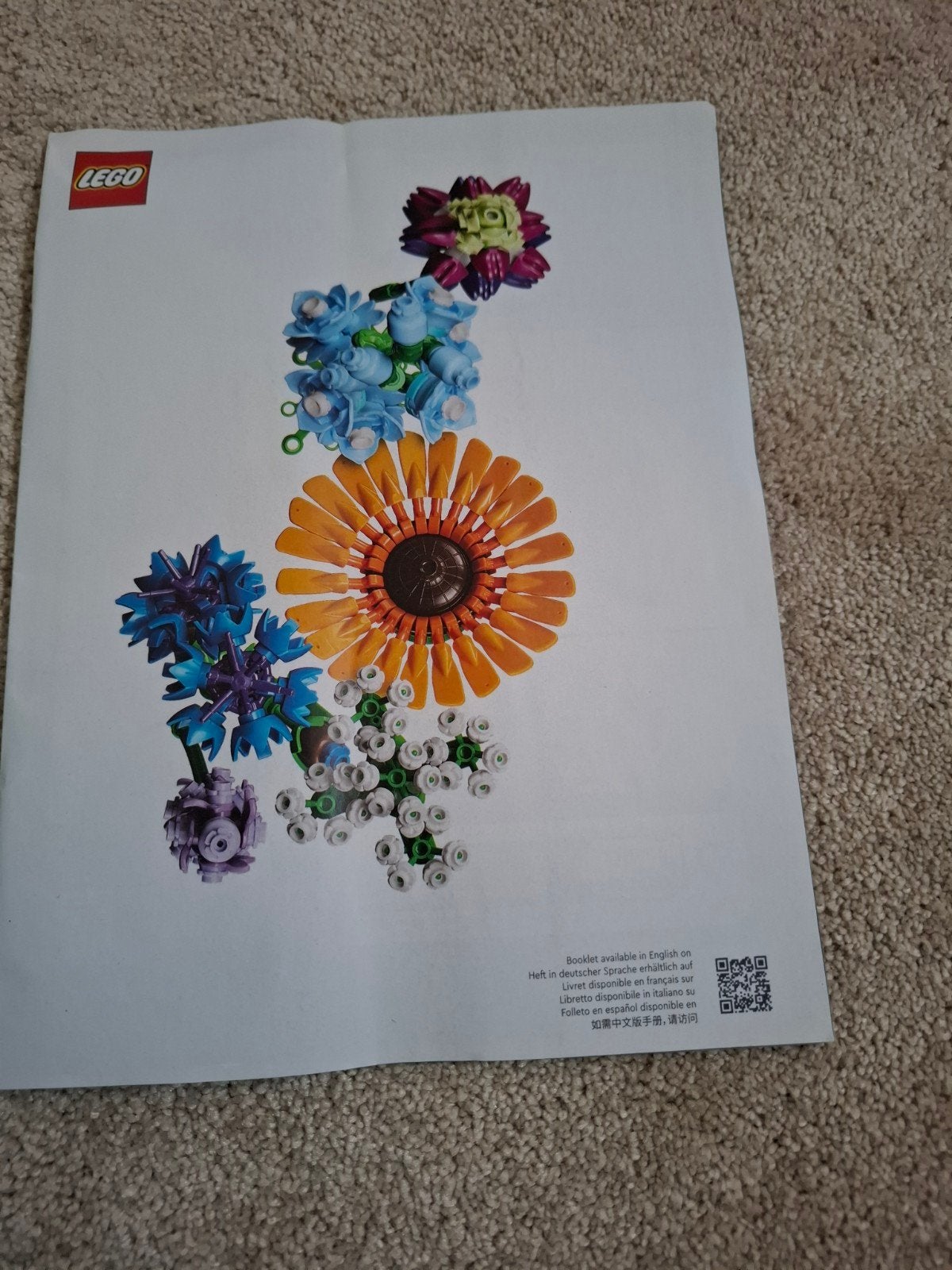 LEGO Bloemenboeket (10280) - Zo goed als nieuw, Ophalen of Verzenden, Zo goed als nieuw