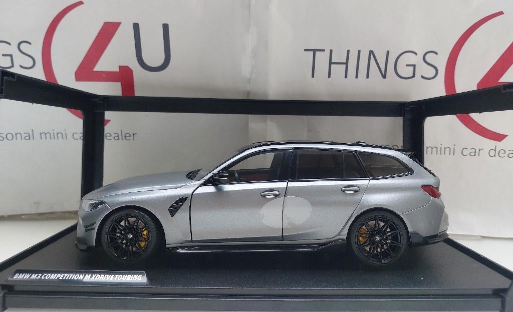 Solido 1:18 BMW M3 G81 Competition M XDrive Touring grijs, Ophalen of Verzenden, Nieuw, Auto, Solido