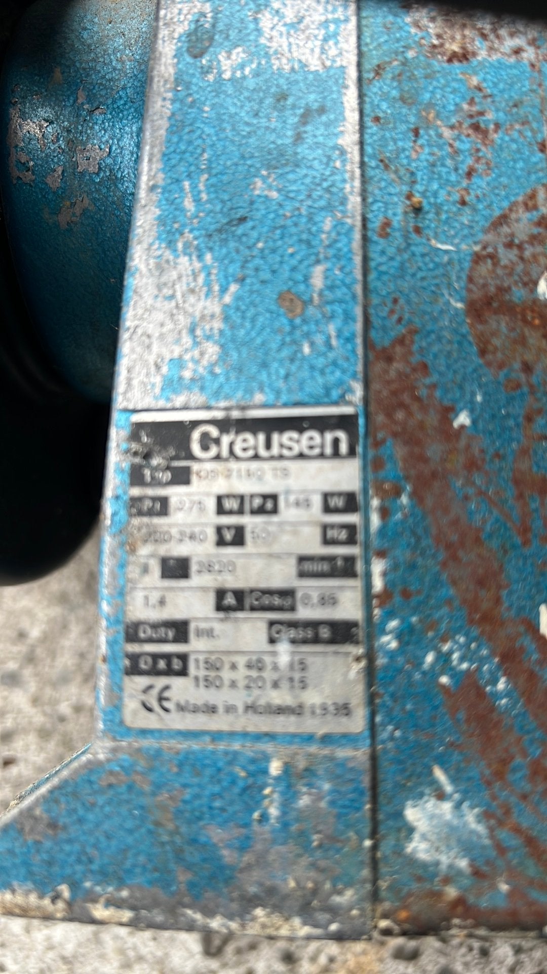 Werkbankslijpmachine  creusen, Doe-het-zelf en Verbouw, Ophalen, Gebruikt