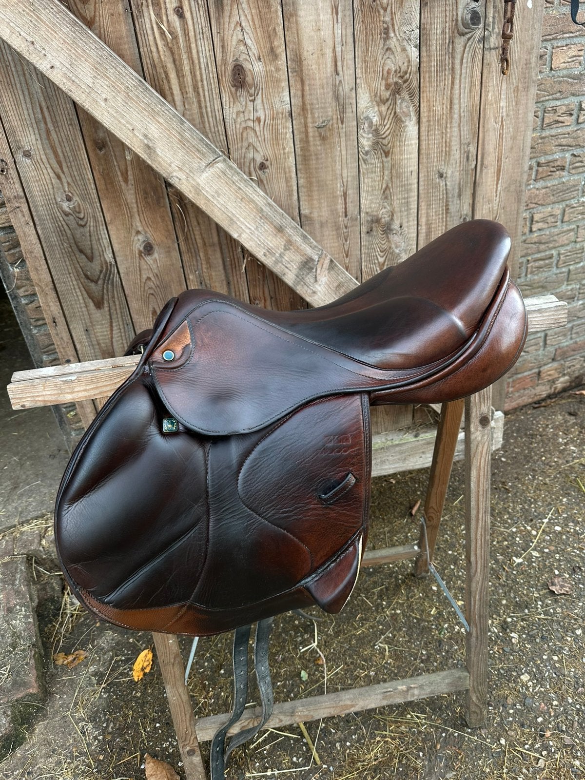 Stubben Zaria Optimum Springzadel 17,5 inch biomex, L (17.5 inch), Gebruikt, Stubben, Ophalen of Verzenden