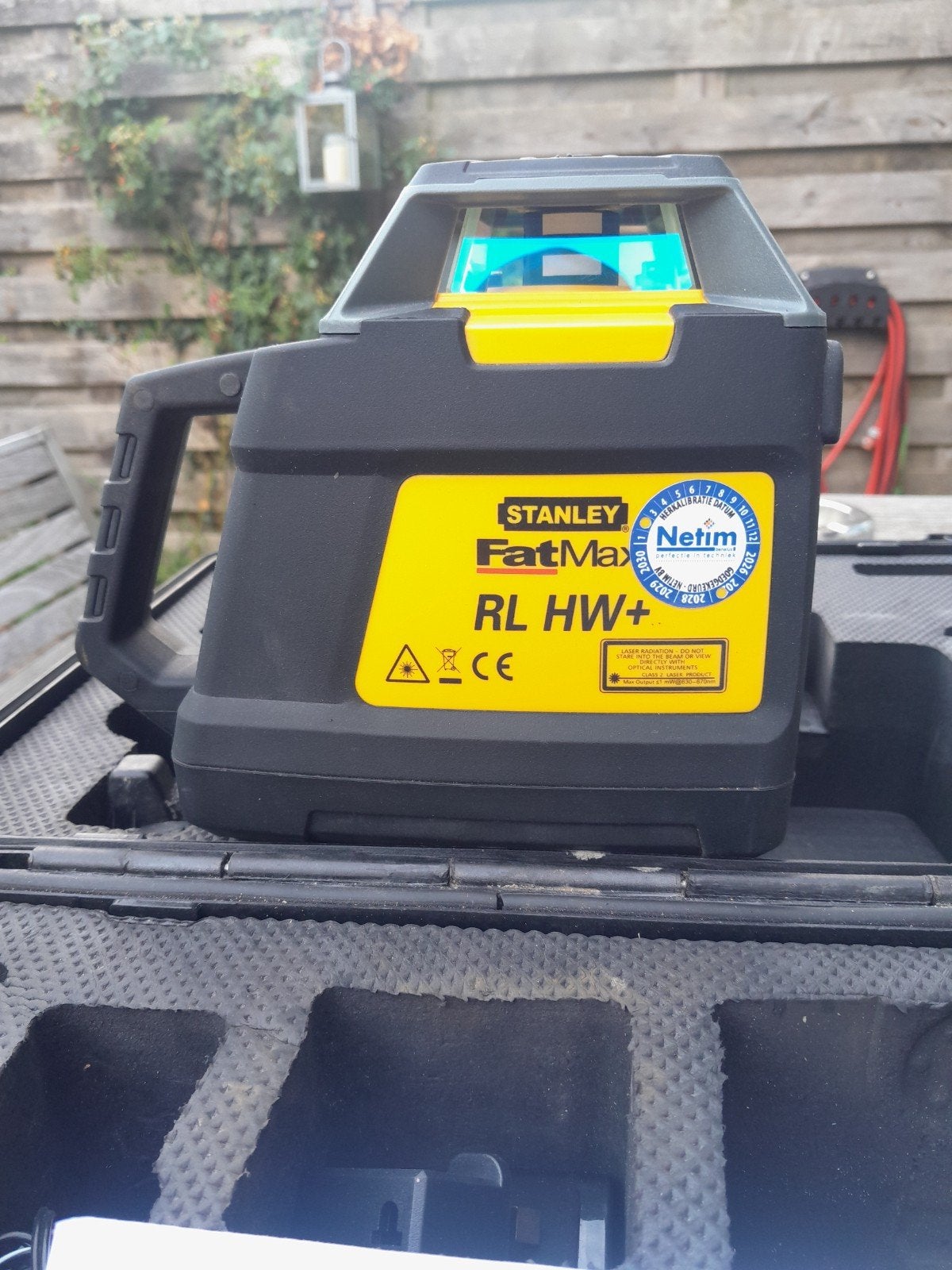 Stanley FatMax RL HW+ Rotatielaser met Leica Rod Eye Basic, Doe-het-zelf en Verbouw, Ophalen, Gebruikt