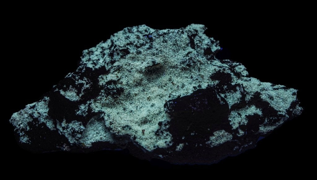 ENDLICHIET + WILLEMIET UV op matrix uit Mexico, Ophalen of Verzenden, Mineraal