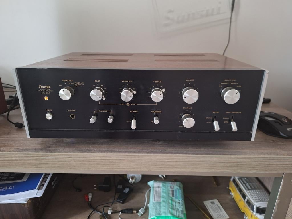 SANSUI  AU-666 ., Audio, Tv en Foto, Ophalen of Verzenden, Gebruikt, Speakers, Overige merken