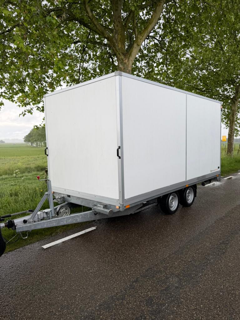Saris Grote Gesloten Aanhanger 4x2x1,90 3,5 ton Bj:23, Ophalen, Zo goed als nieuw