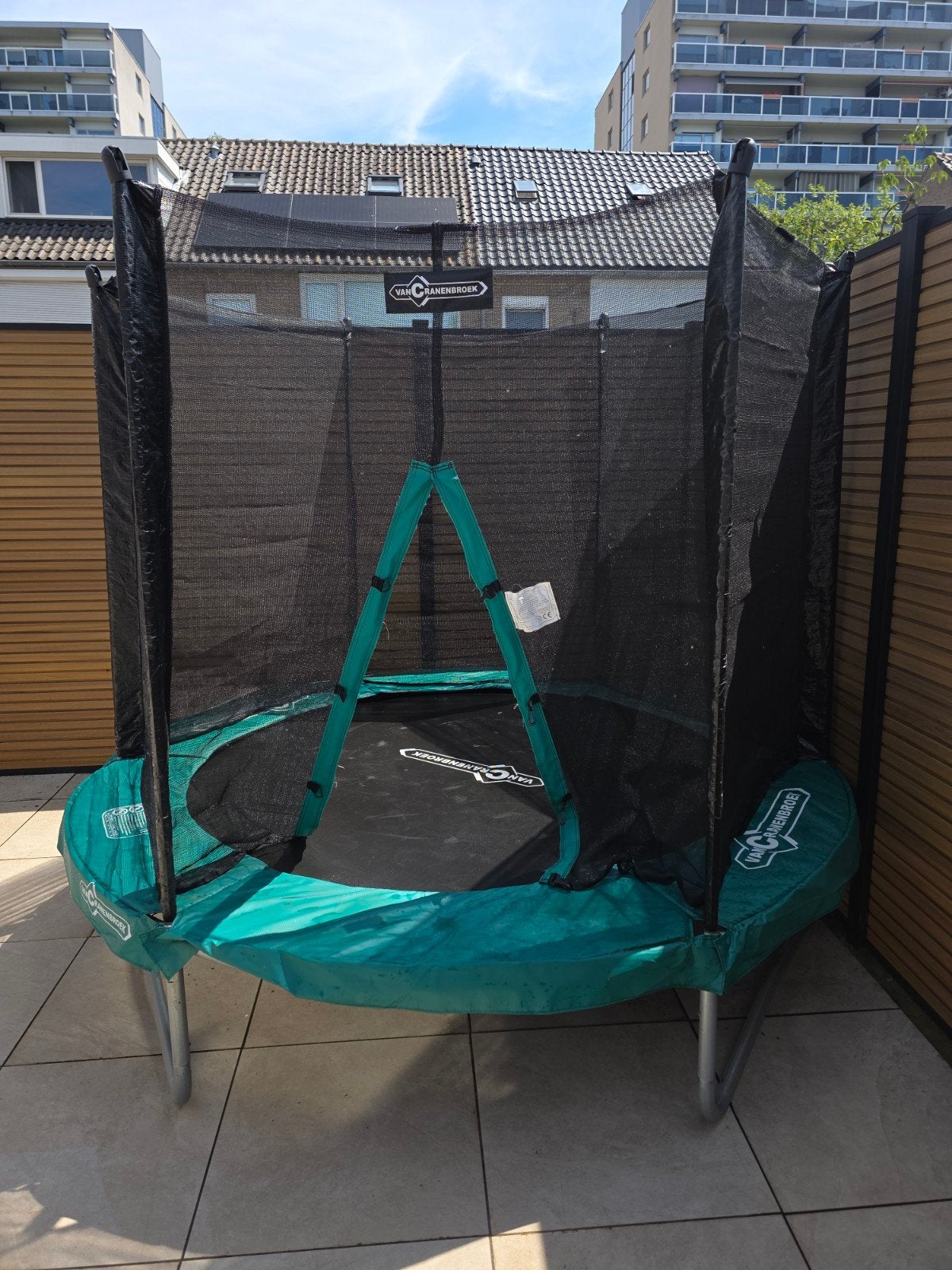 Van Cranenbroek Trampoline met Veiligheidsnet, Ophalen of Verzenden, Zo goed als nieuw