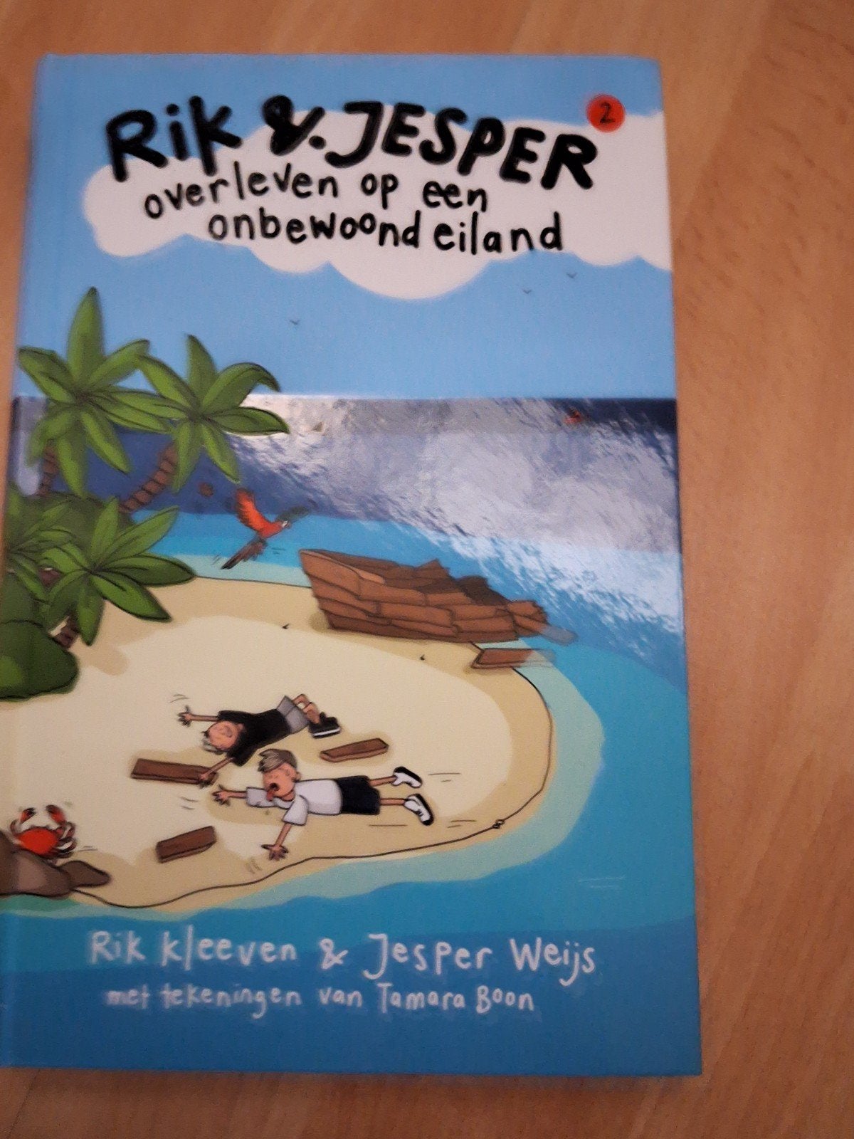 Rik & Jesper: Overleven op een onbewoond eiland, Ophalen of Verzenden, Gelezen, Rik Kleeven & Jesper Weijs, Fictie algemeen
