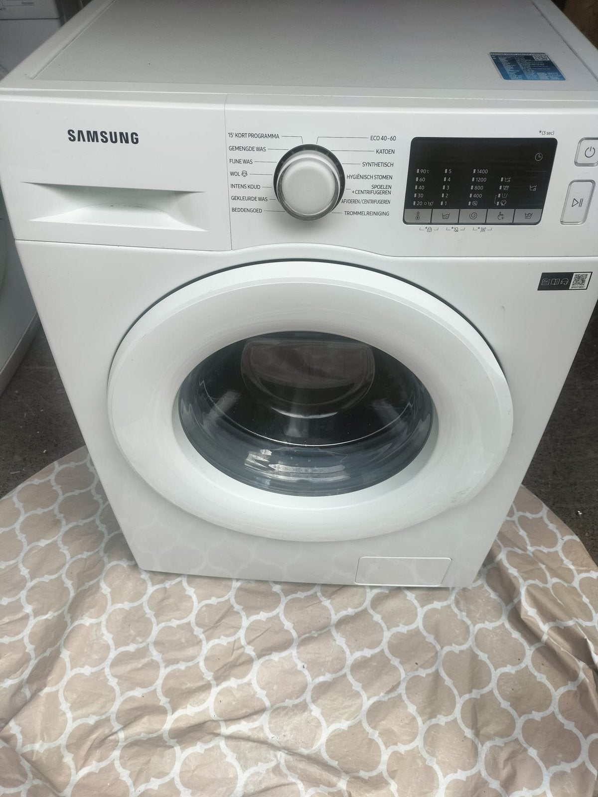 Samsung wasmachine, Witgoed en Apparatuur, Wasmachines, Ophalen, Handwasprogramma, Zo goed als nieuw, Voorlader