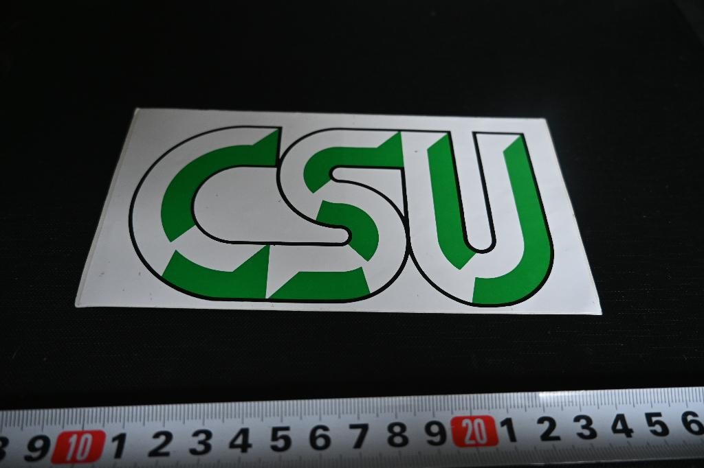 sticker CSU   logo, Ophalen, Zo goed als nieuw