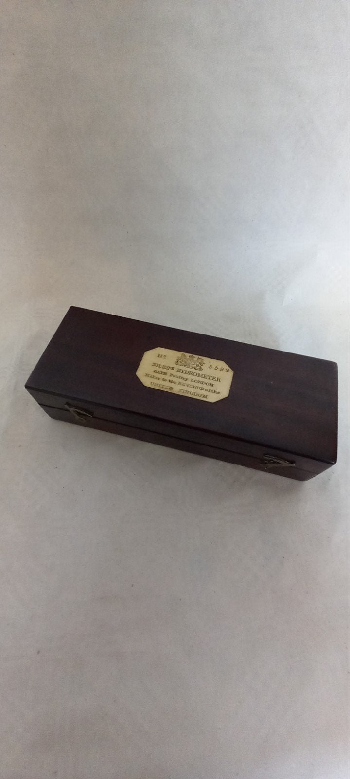 antieke sikes hydrometer., Ophalen