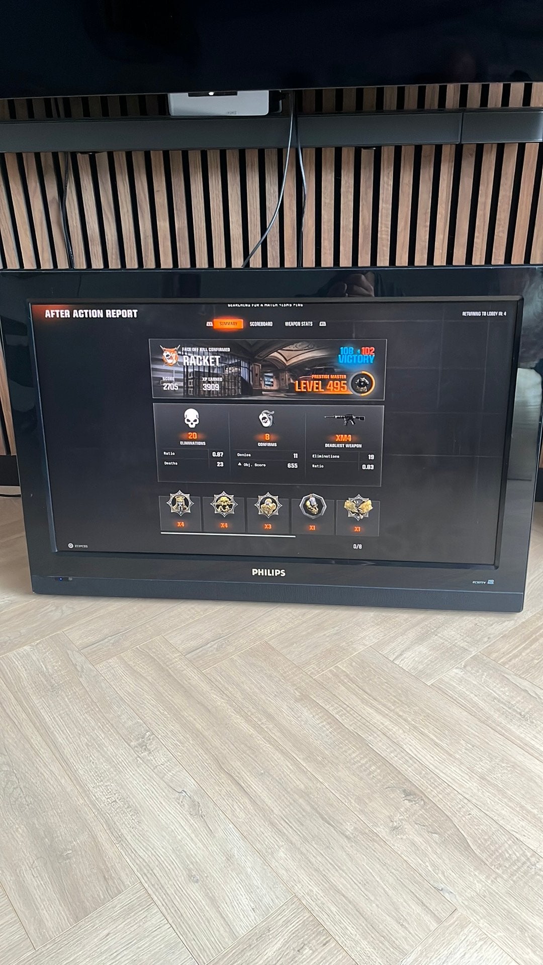 Philips flat tv HD ready 1080, Ophalen of Verzenden, Gebruikt, Overige merken