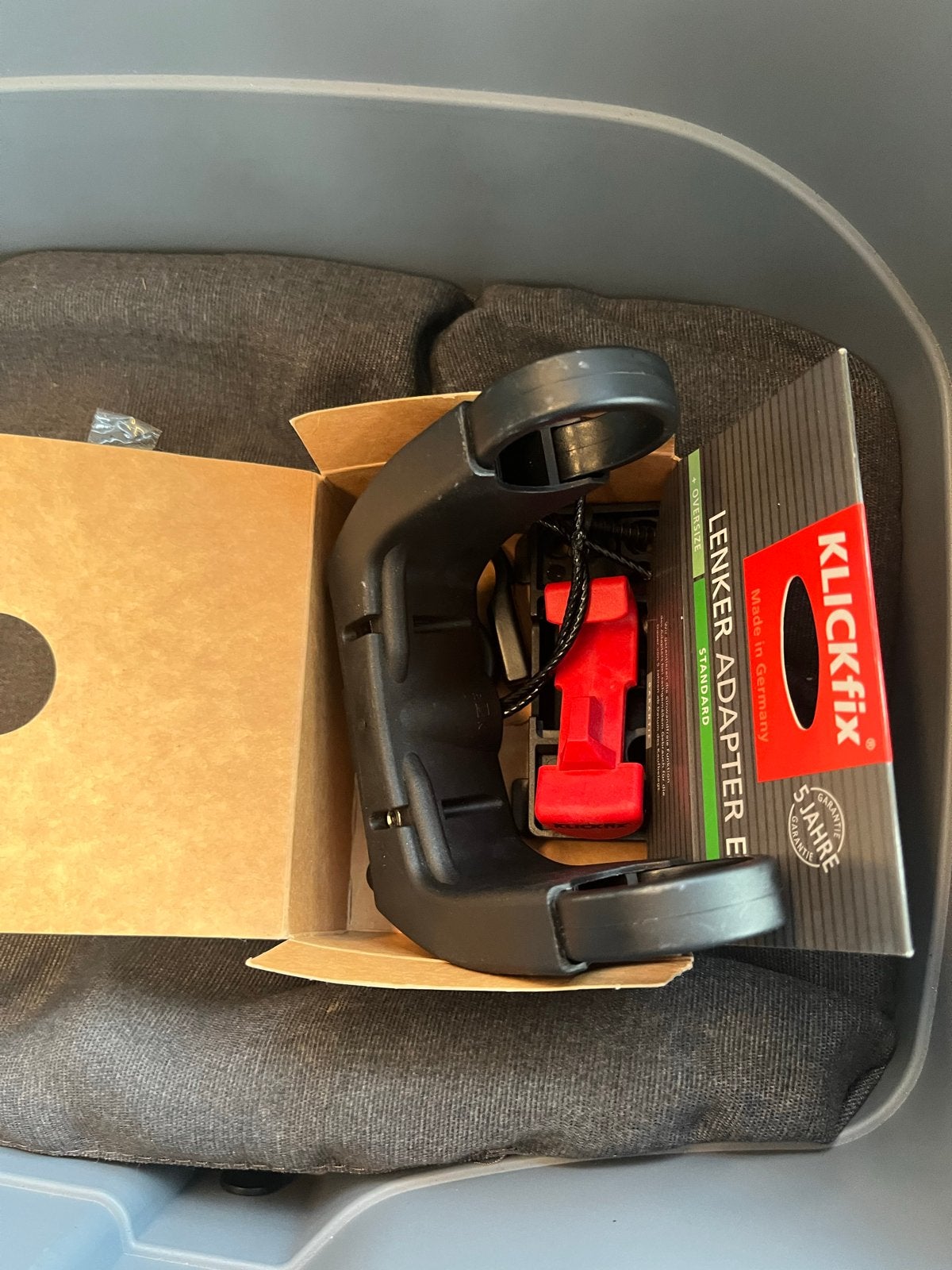 Klickfix fietsmand met adapter - Zo goed als nieuw, Ophalen, Zo goed als nieuw, Bagagekar, Minder dan 20 kg