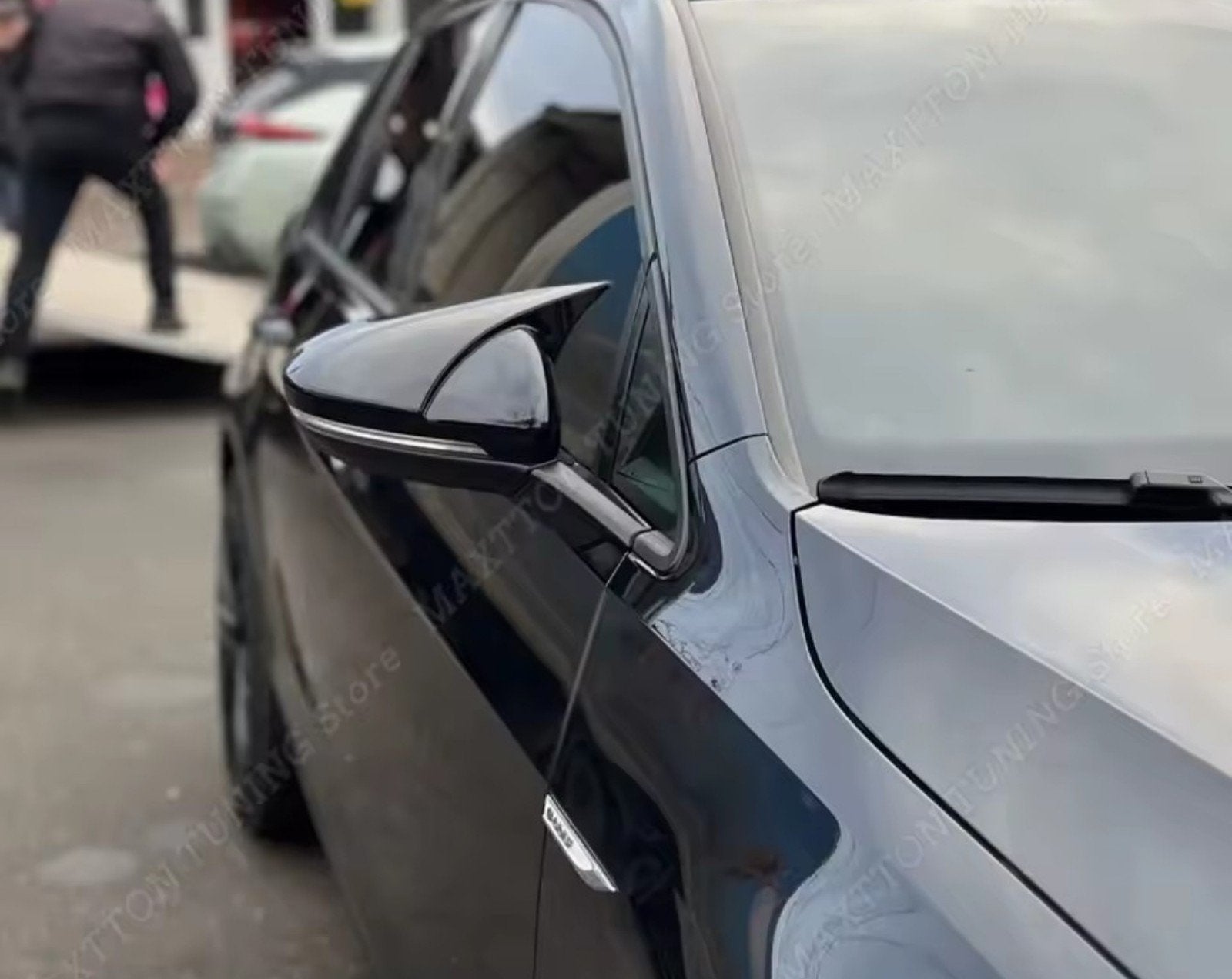 Spiegelkappen Glanzend Zwart VW Golf 7/7.5 R/GTI/GTD, Ophalen of Verzenden