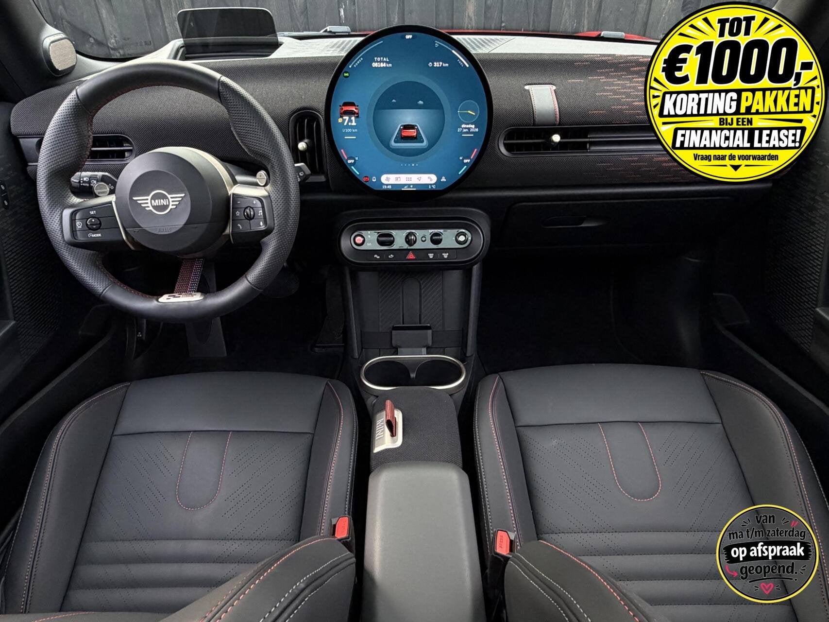 Mini Mini 2.0 Cooper S John Cooper Works XL| Met alle opties, Auto's, Zwart, 4 stoelen, Leder, Bedrijf