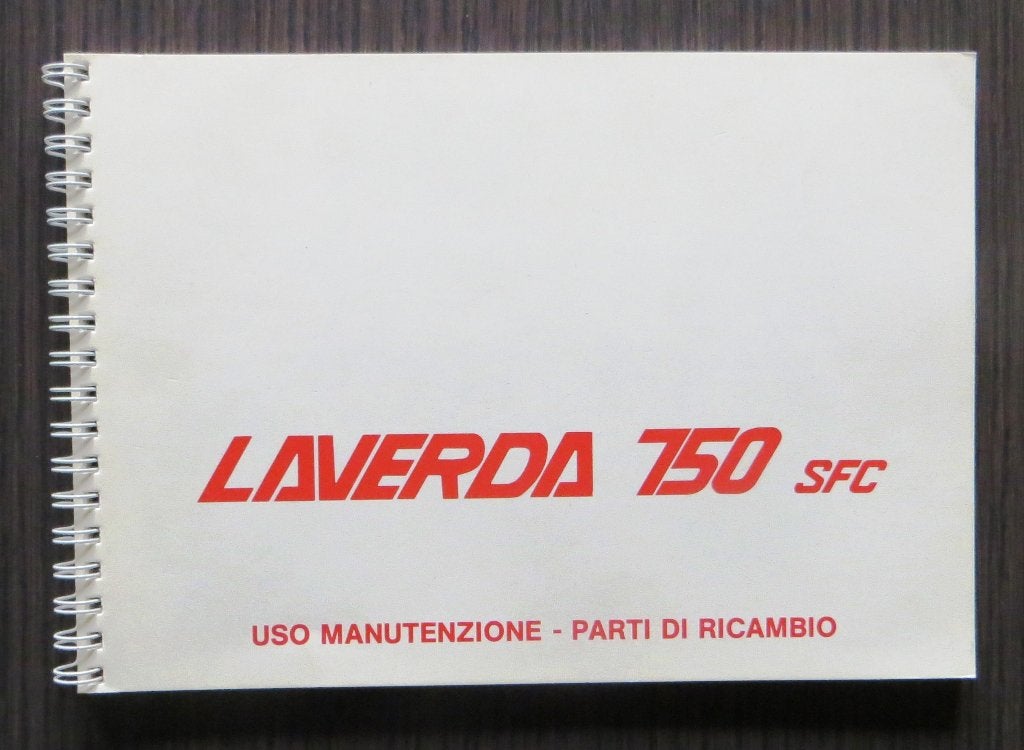Laverda 750 SFC (Elett) Uso Manutenzione - Parti di Ricambio, Motoren, Verzenden, Overige merken