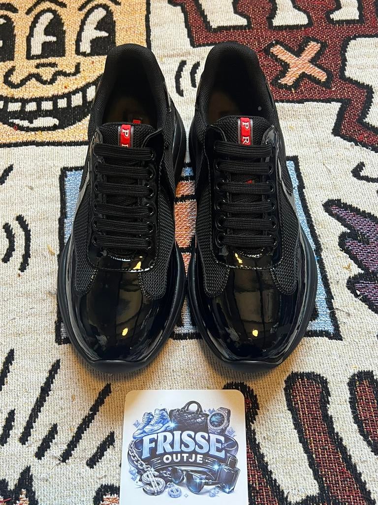 PRADA AMERICAN CUP ZWART, Ophalen of Verzenden, Nieuw, Zwart, Sneakers of Gympen