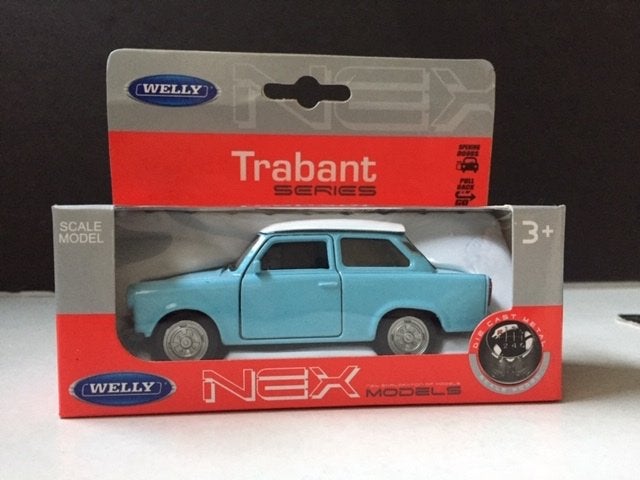 Trabant metalen schaalmodelauto schaal tussen 1:32 en 1 : 43, Ophalen of Verzenden, Nieuw, Auto, Overige merken