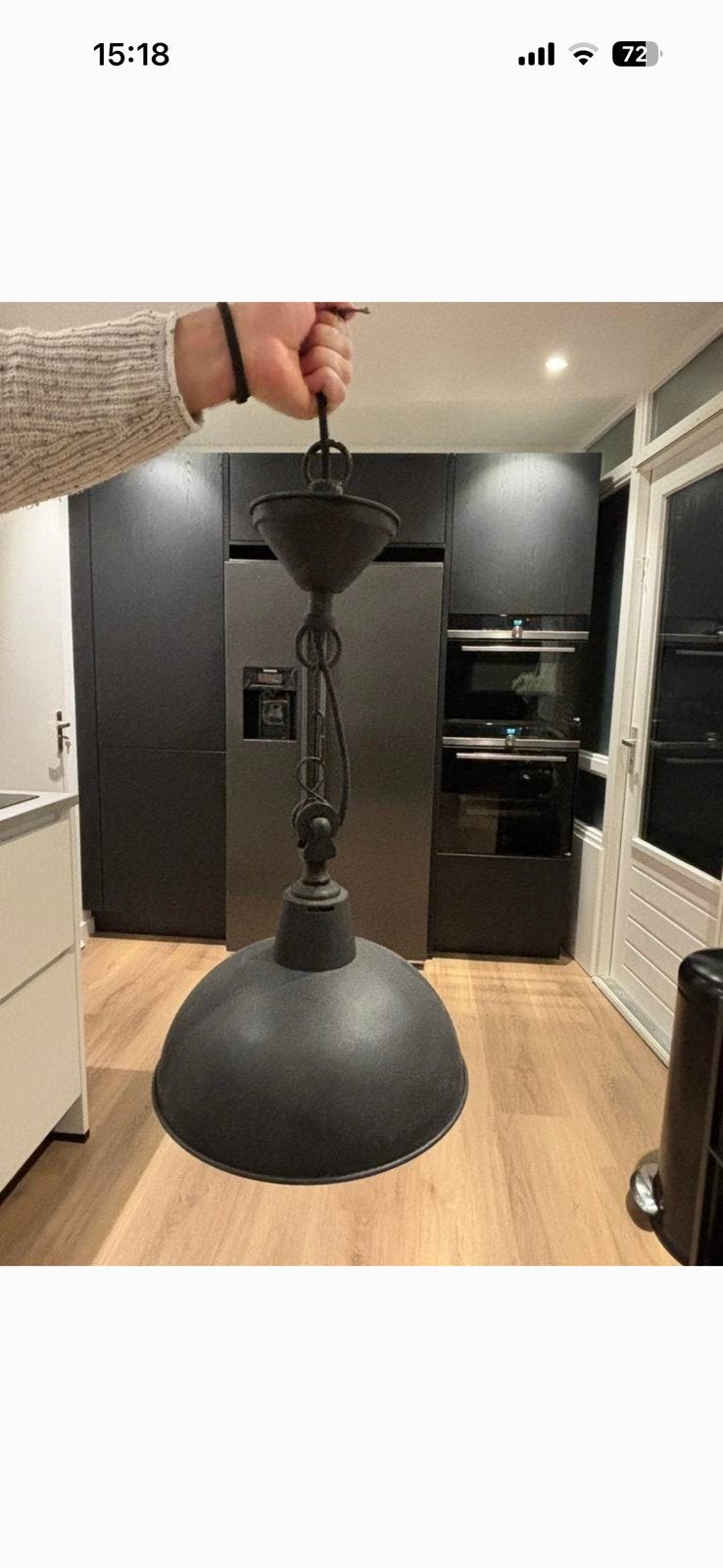 Industriële hanglamp, Ophalen, Zo goed als nieuw