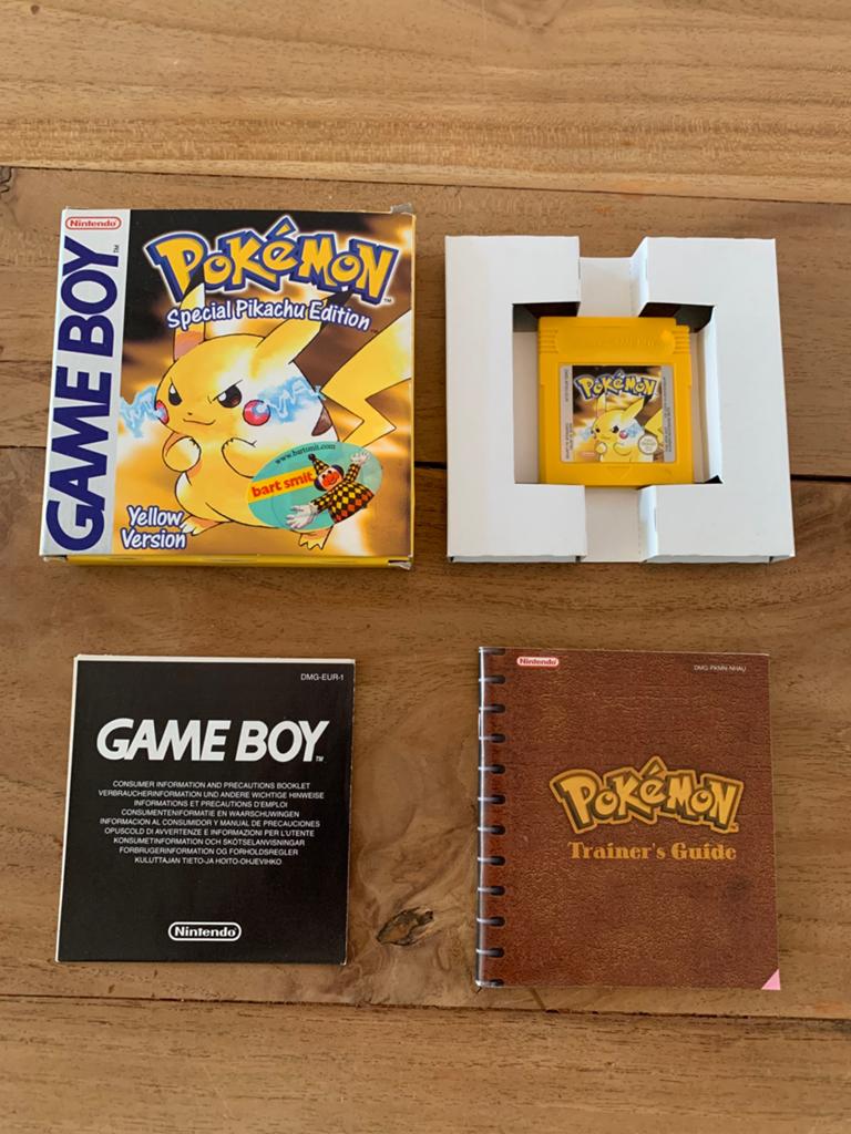 Pokemon Yellow Special Edition Gameboy Color inclusief doos, Gebruikt, 1 speler, Vanaf 3 jaar, Ophalen
