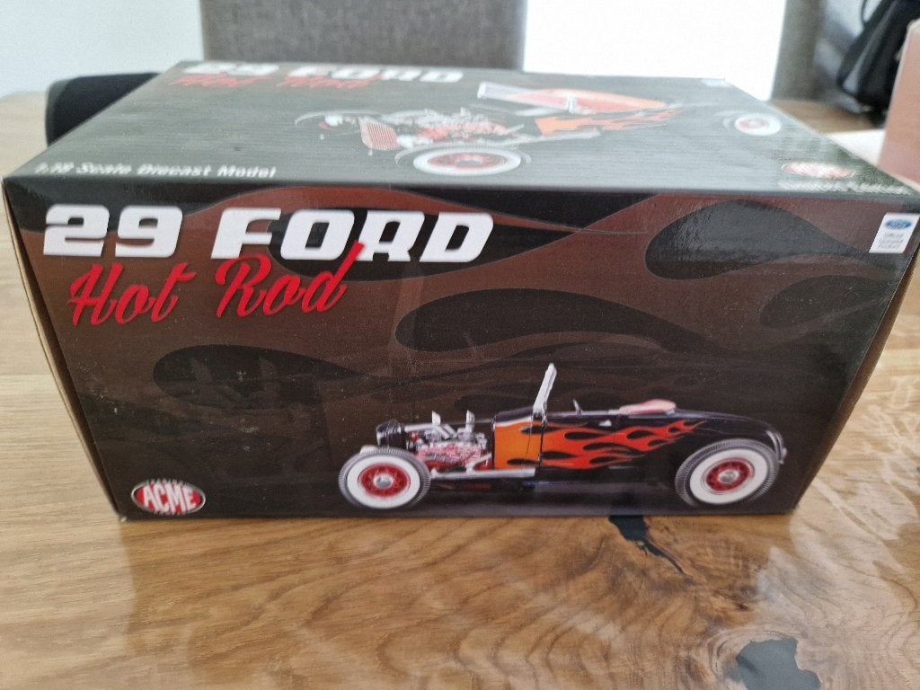 1:18 schaalmodel 1929 Ford Hot Rod, ACME., Auto, Groter dan 1:32, Zo goed als nieuw, Ophalen