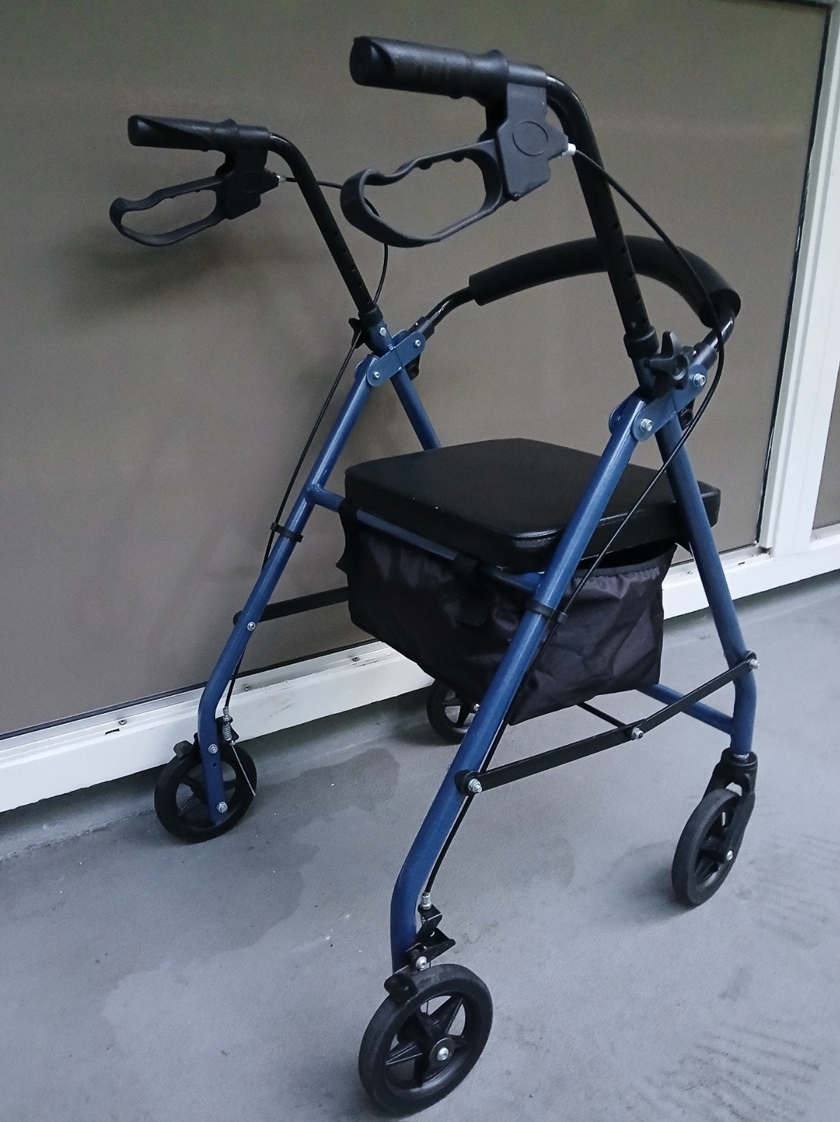Lichtgewicht Opvouwbare Rollator Dunimed Lichaamslng 150-200, Diversen, Rollators, Ophalen of Verzenden, Opvouwbaar