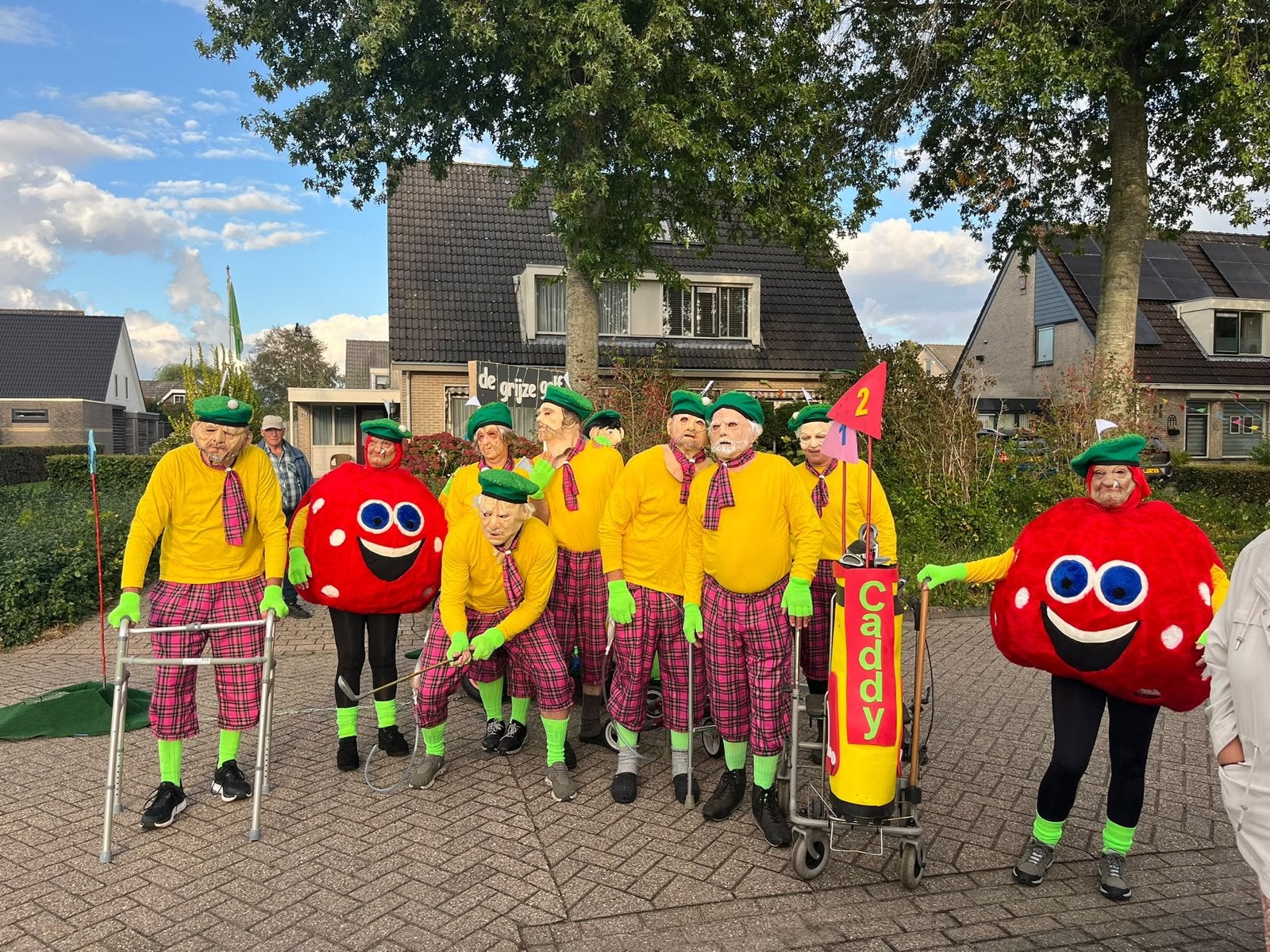 Grijze golf loopgroep, Ophalen, Gebruikt, Pak of Jurk