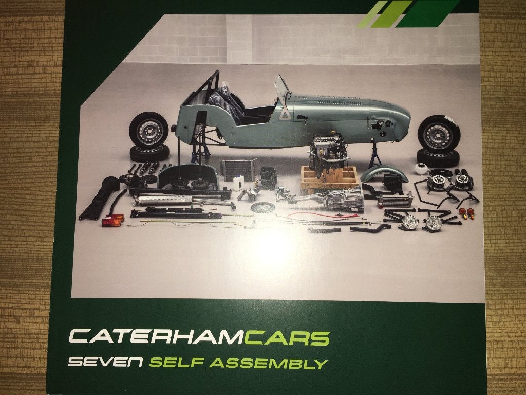 2x Caterham folders brochures Self Assembly + Introduction, Ophalen of Verzenden, Nieuw, Overige merken