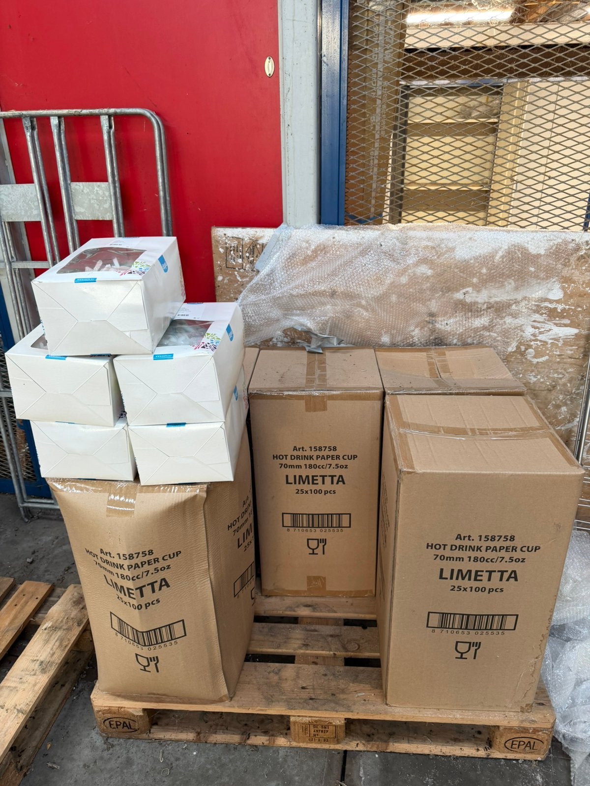 12.500 Limetta koffiebekers 180 ml- 5 dozen- kantoor, Ophalen, Nieuw
