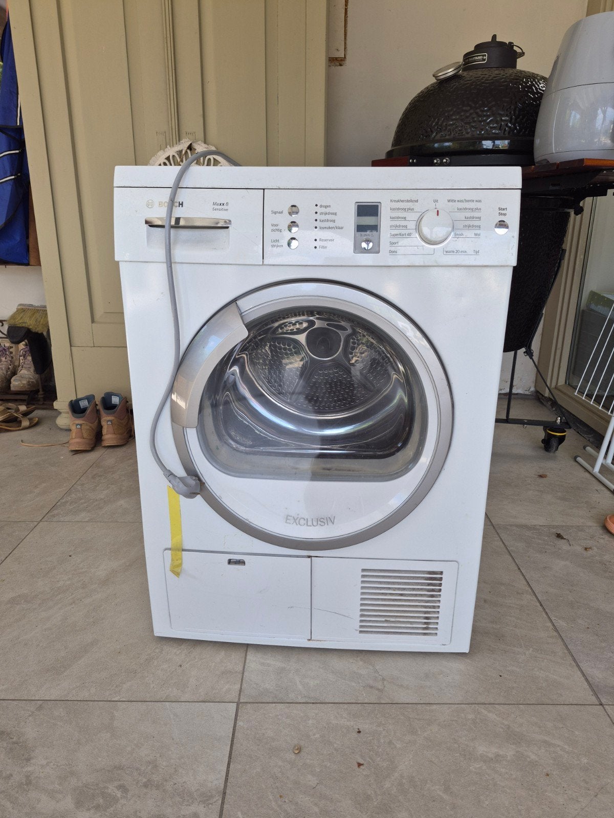 Bosch Maxx 6 Exclusiv Condensdroger, Witgoed en Apparatuur, Wasdrogers, Ophalen, 6 tot 8 kg, Gebruikt, Anti-kreukfase