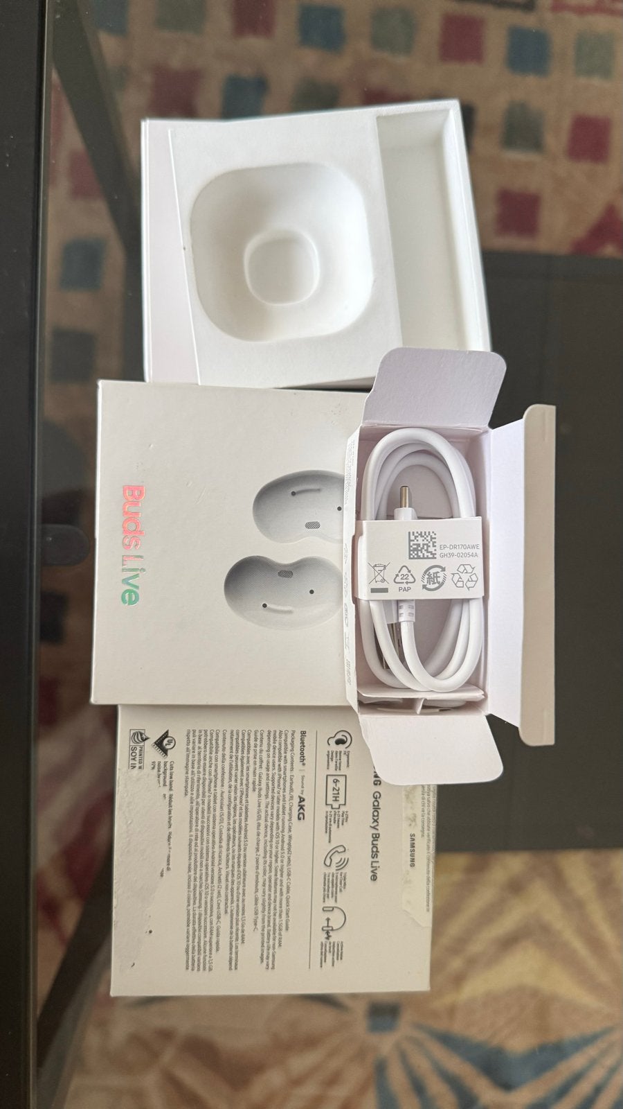 Samsung Galaxy Buds Live - Originele accessoires, Audio, Tv en Foto, In-ear, Gebruikt, Ophalen of Verzenden, Samsung