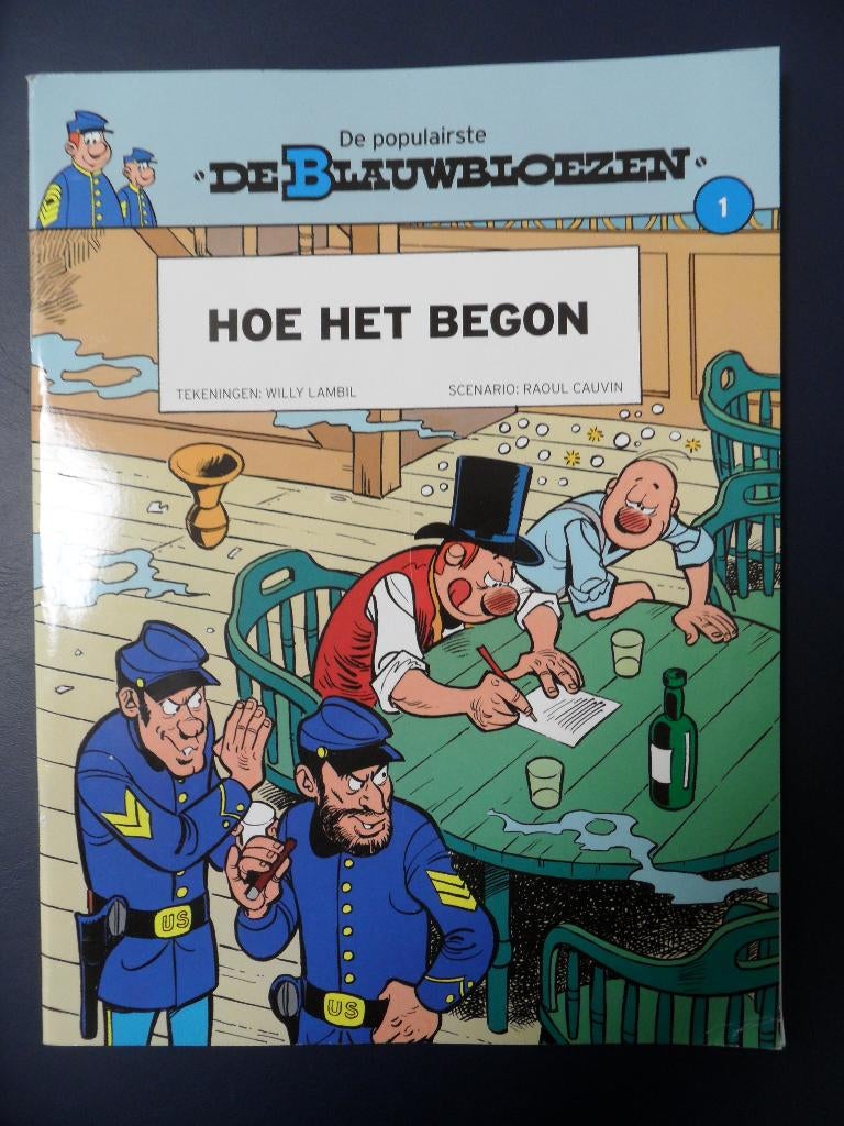 De populairste De Blauwbloezen. Hoe het begon., Eén stripboek, Ophalen of Verzenden