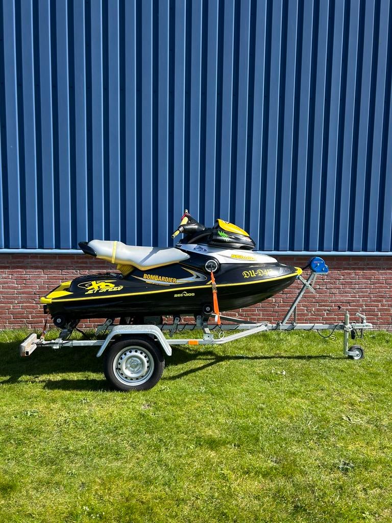 Bombardier Sea-Doo XP Limed Edition–Complete set met trailer, Watersport en Boten, Ophalen of Verzenden, Zo goed als nieuw, Benzine
