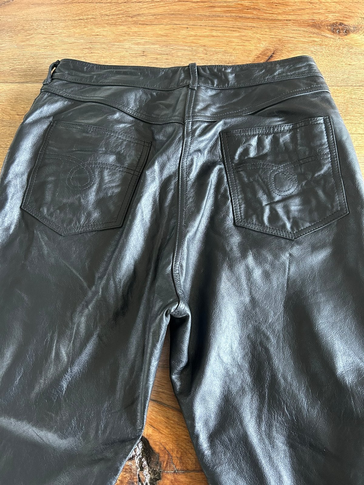 Leren broek, als nieuw., Ophalen of Verzenden, Zo goed als nieuw, Zwart