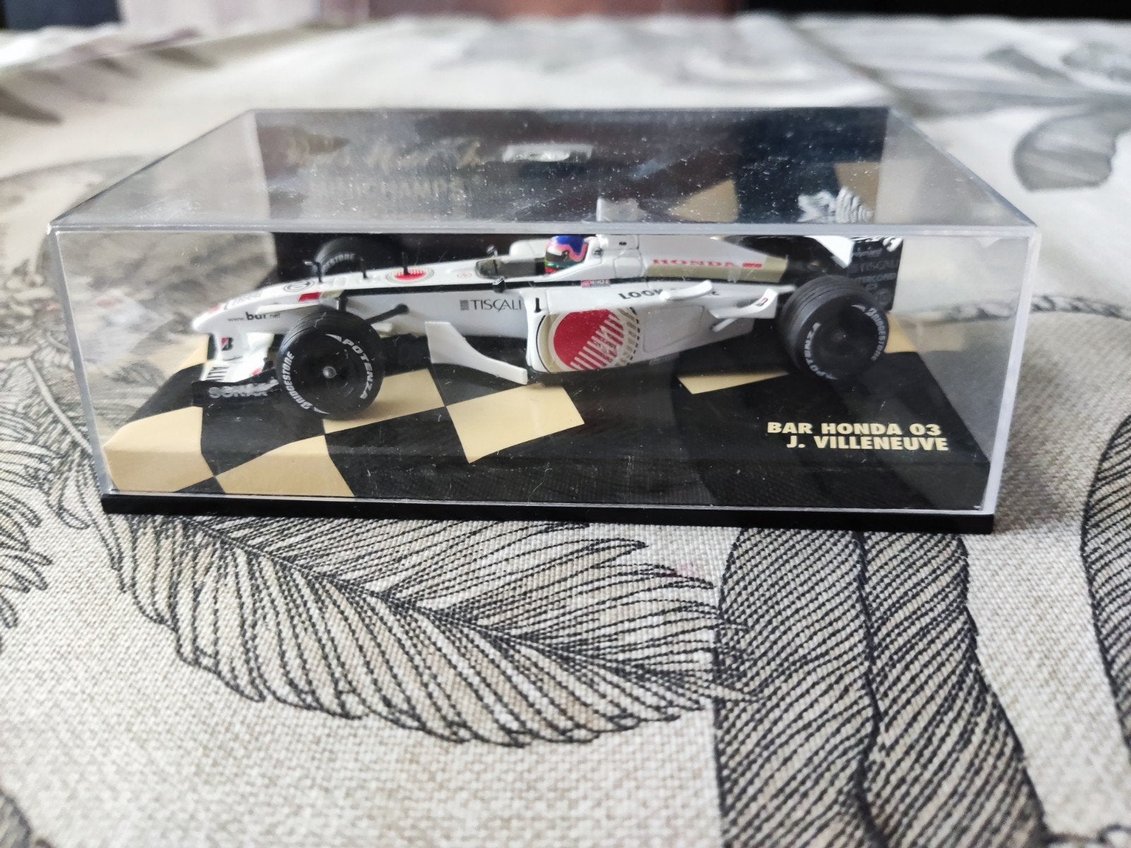 Minichamps BAR Honda 03 J. Villeneuve schaalmodel, Ophalen of Verzenden, Zo goed als nieuw, Auto, MiniChamps