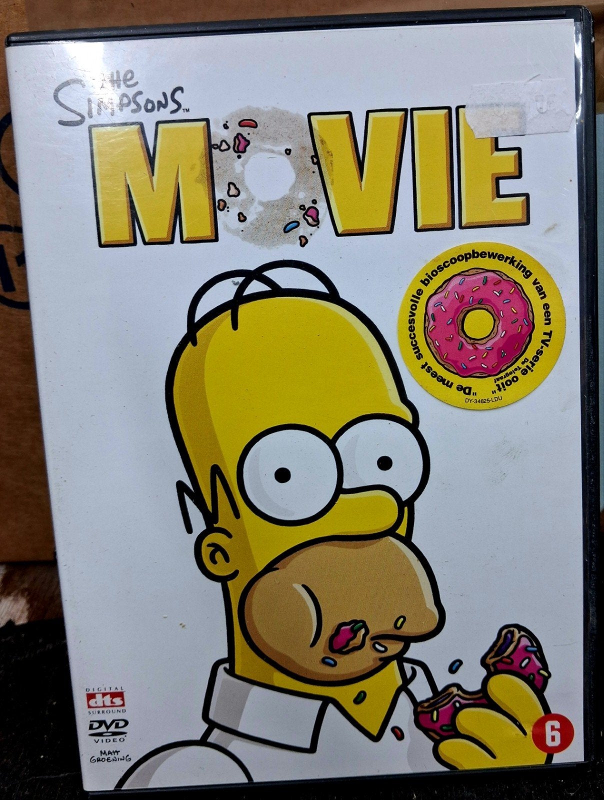 The Simpsons Movie DVD - Nederlands gesproken/ondertiteld, Bonusmateriaal, Gebruikt, Tekenfilm, Amerikaans