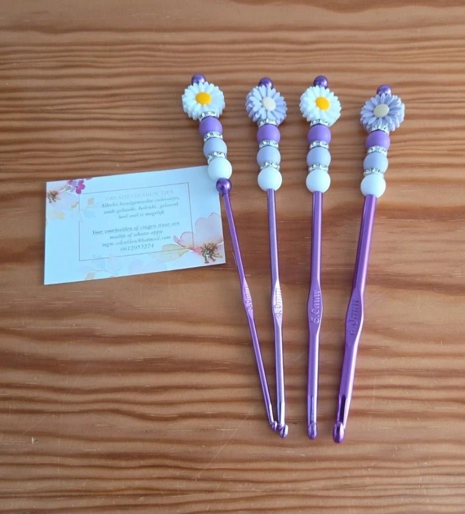 Leuke haaknaalden set - maten 3, 4, 5 en 6 mm, Hobby en Vrije tijd, Breien en Haken, Ophalen of Verzenden, Nieuw, Haken, Naald