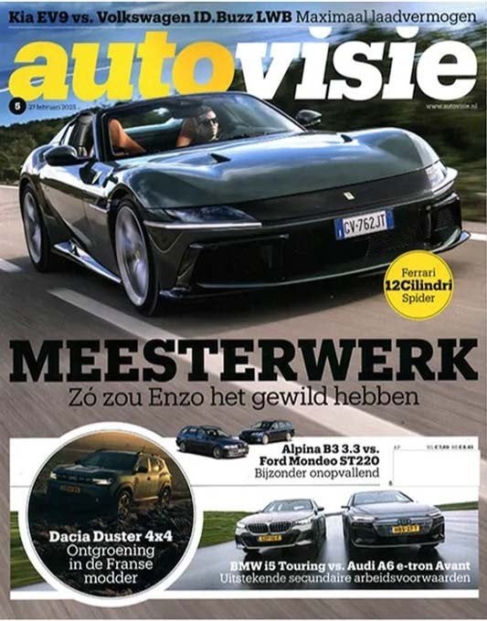 Autovisie 5 2025: Dacia Duster - BMW Touring - Audi A6 Avant, Ophalen of Verzenden, Gelezen, Algemeen