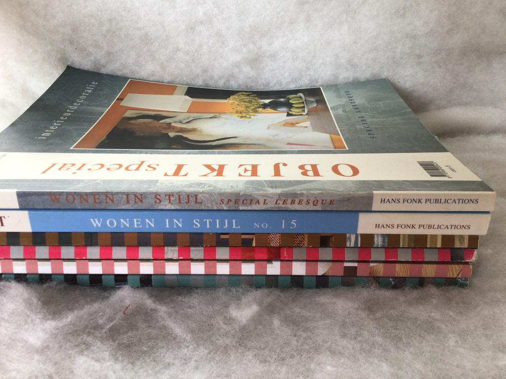 6 interieurmagazines Residence - Objekt, Ophalen of Verzenden, Muziek, Film of Tv