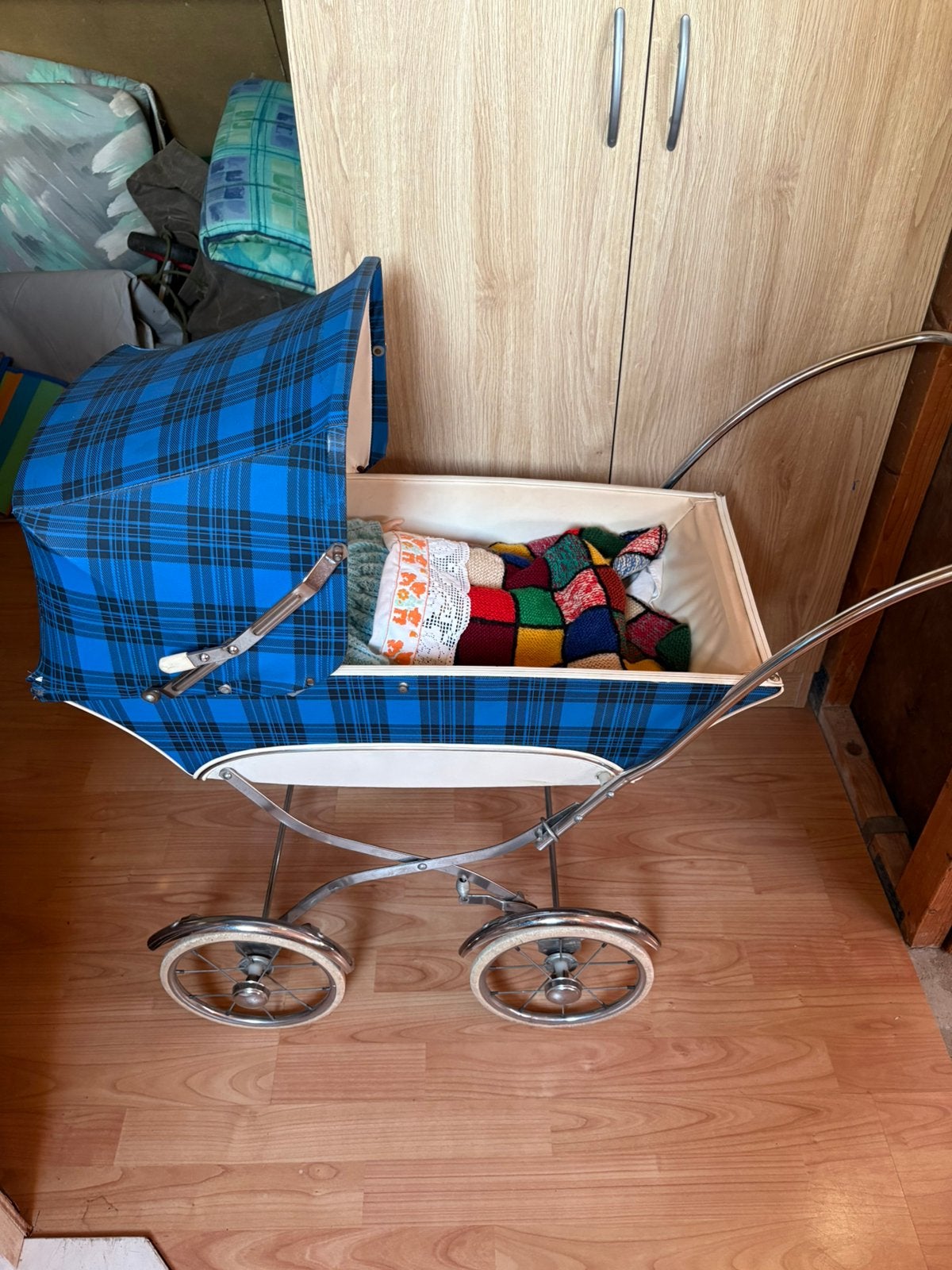 Poppenwagen, Antiek en Kunst, Antiek | Speelgoed, Ophalen of Verzenden
