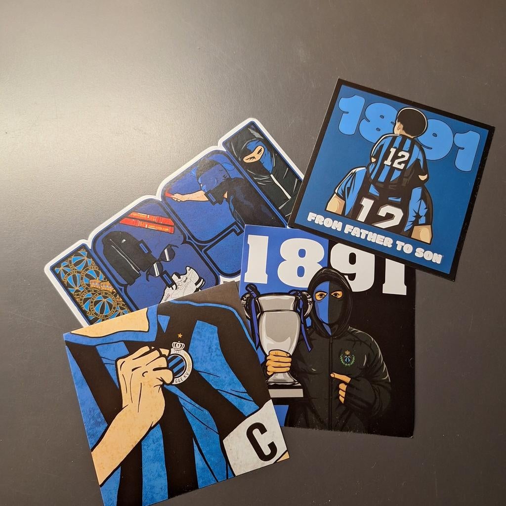 Ultra Club Brugge Stickers, Verzamelen, Ophalen of Verzenden, Nieuw