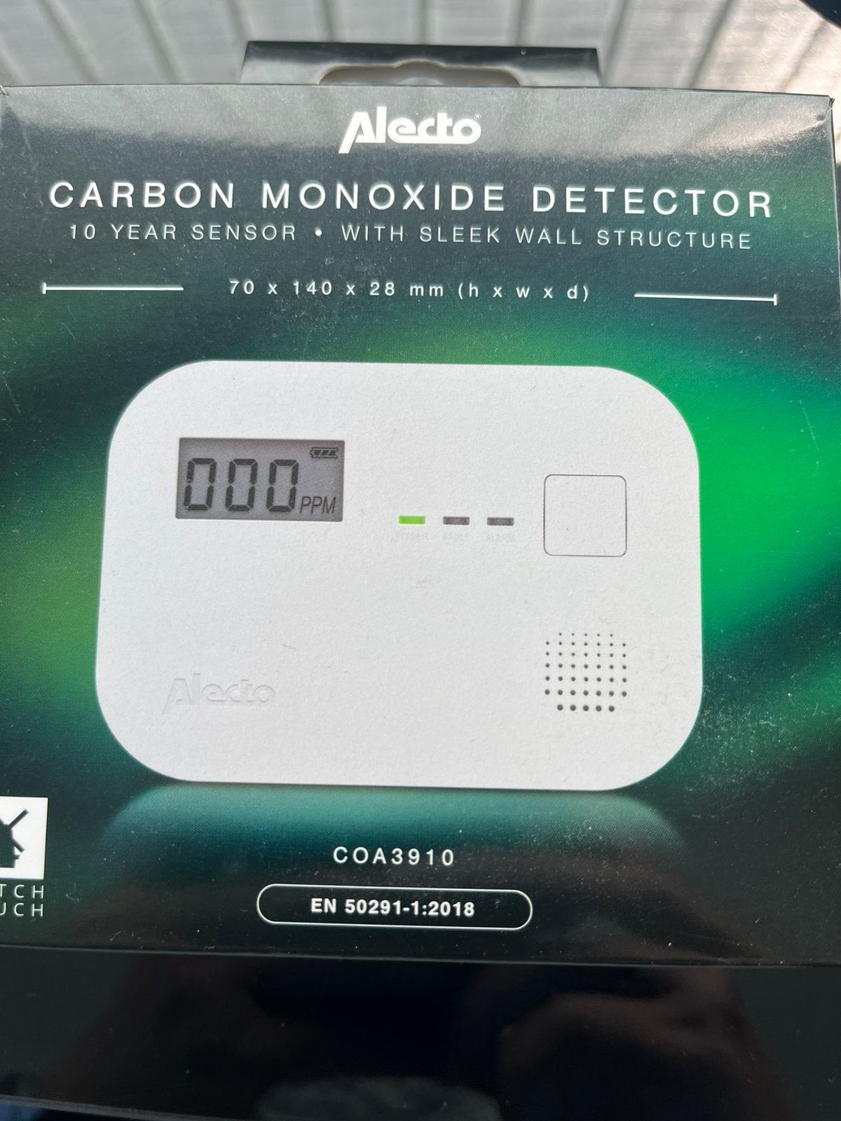 CO meter alecto, Ophalen, Zo goed als nieuw, Detector, Sensor of Melder, Overige soorten