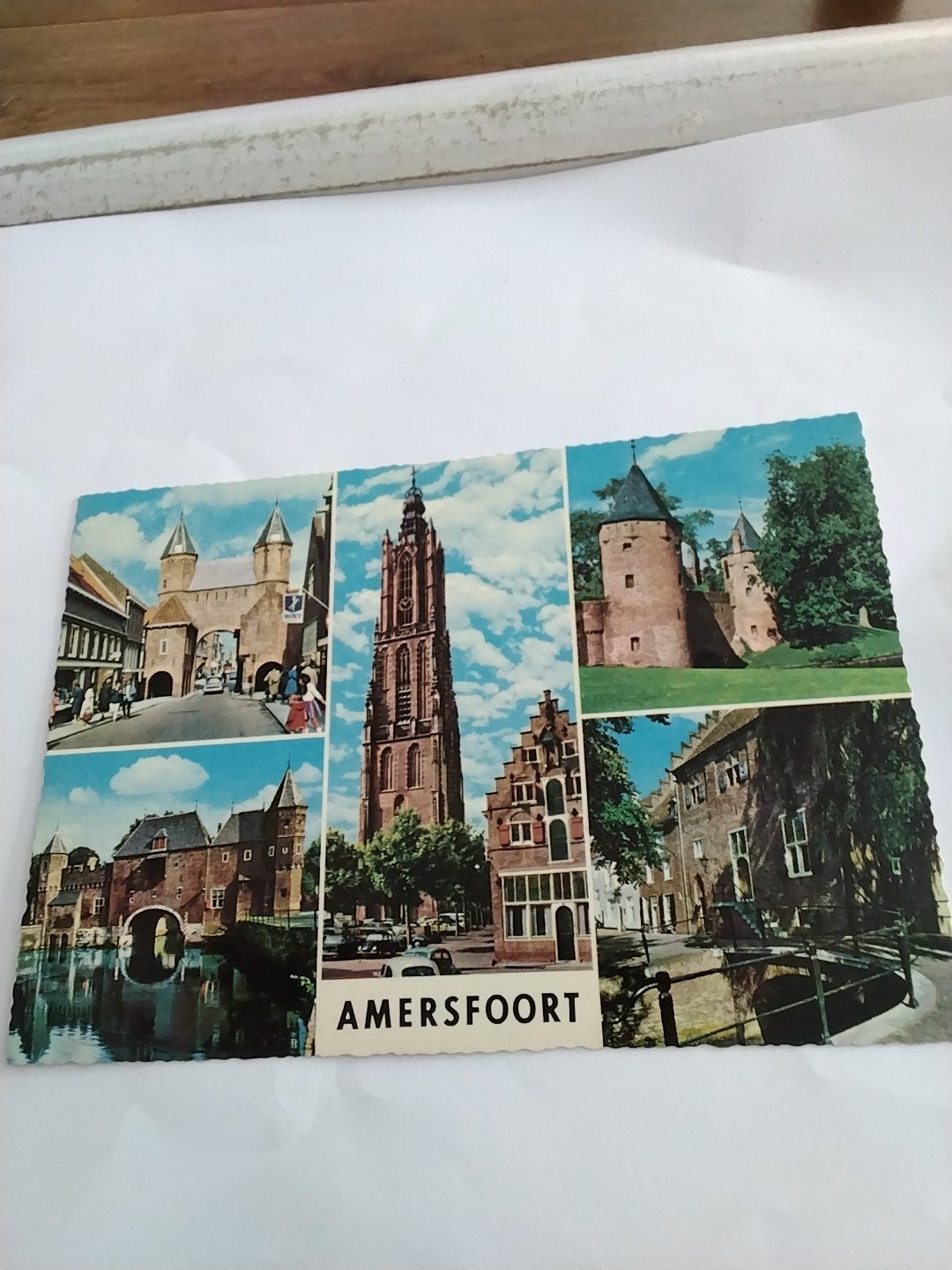 Vintage Ansichtkaart Amersfoort - Gelopen, Verzamelen, Ophalen of Verzenden, 1960 tot 1980, Gelopen, Utrecht