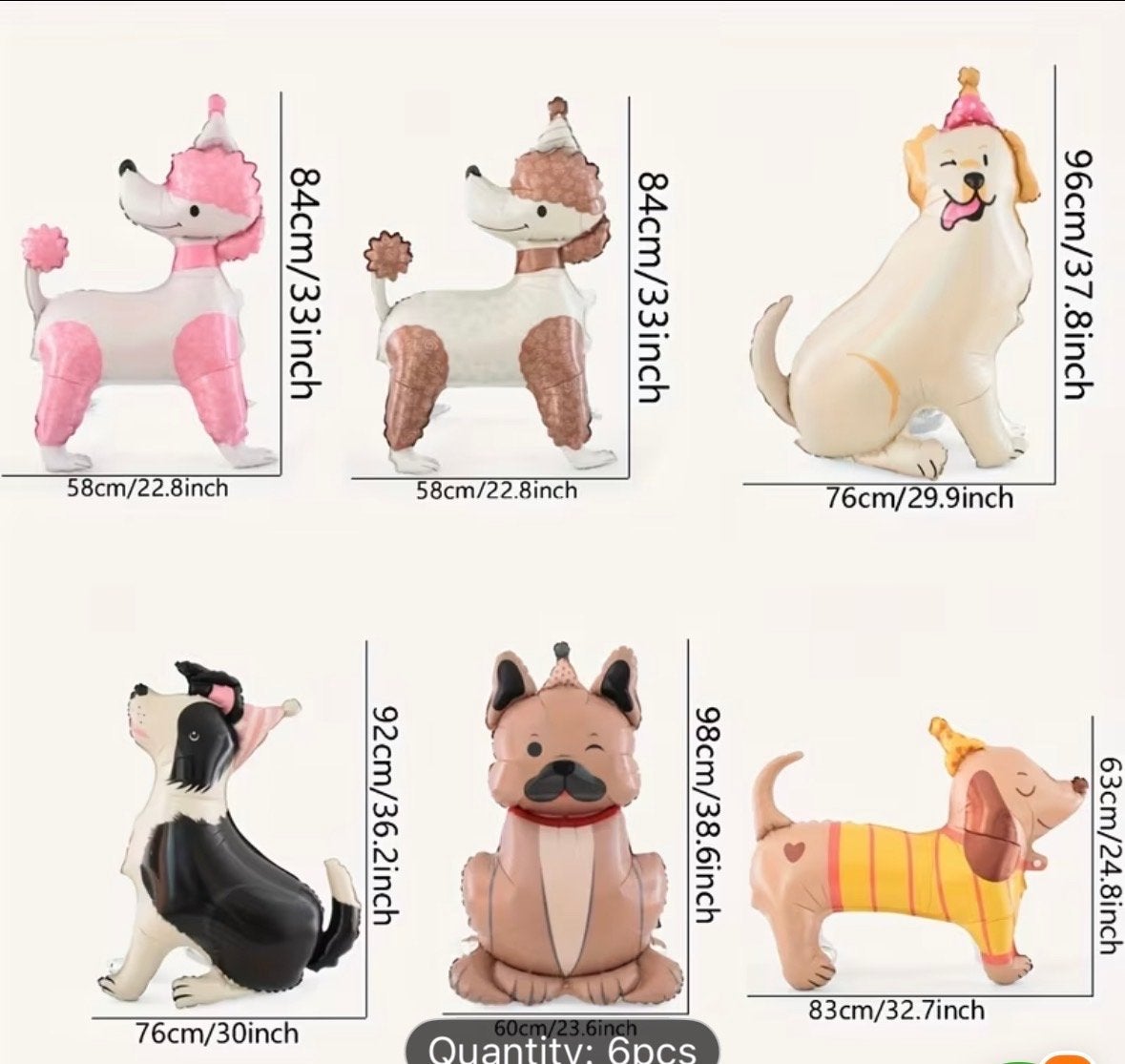 Ballon hondjes set voor kinderfeestje - Nieuw!, Ophalen of Verzenden, Nieuw, Versiering, Verjaardag