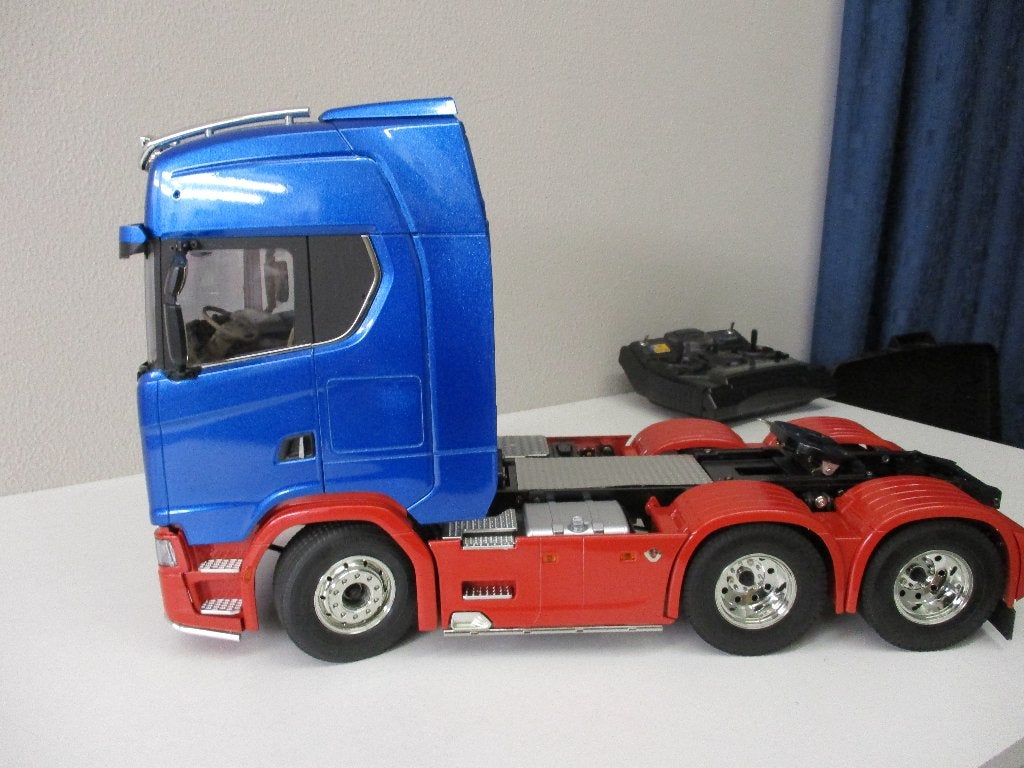 Tamiya SCANIA  770S 6x4  1:14, Elektro, Schaal 1:14, Ophalen of Verzenden, Zo goed als nieuw