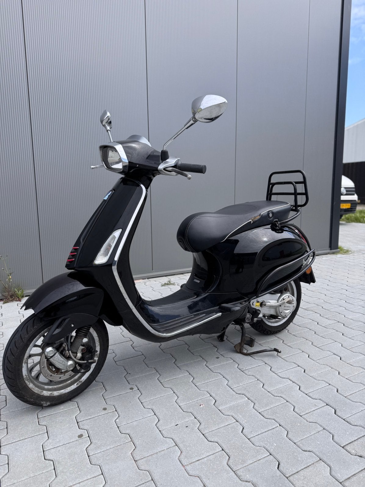 vespa sprint 50cc 4takt brom ~ geel kenteken ~ 2016, Fietsen en Brommers, Scooters | Vespa, D, Ophalen of Verzenden, Zo goed als nieuw